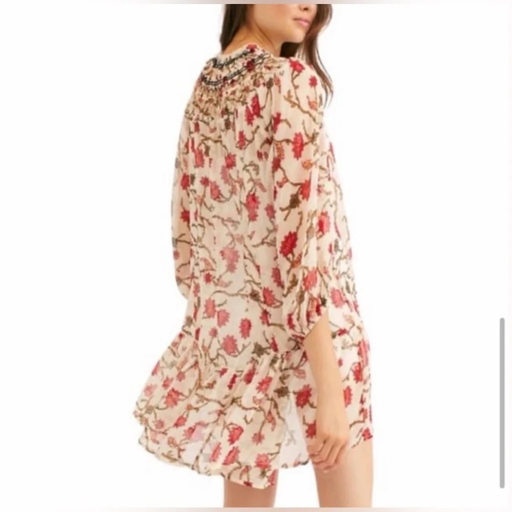 Free People Keeping Up With Kara Sheer Tunic - Picture 2 of 11